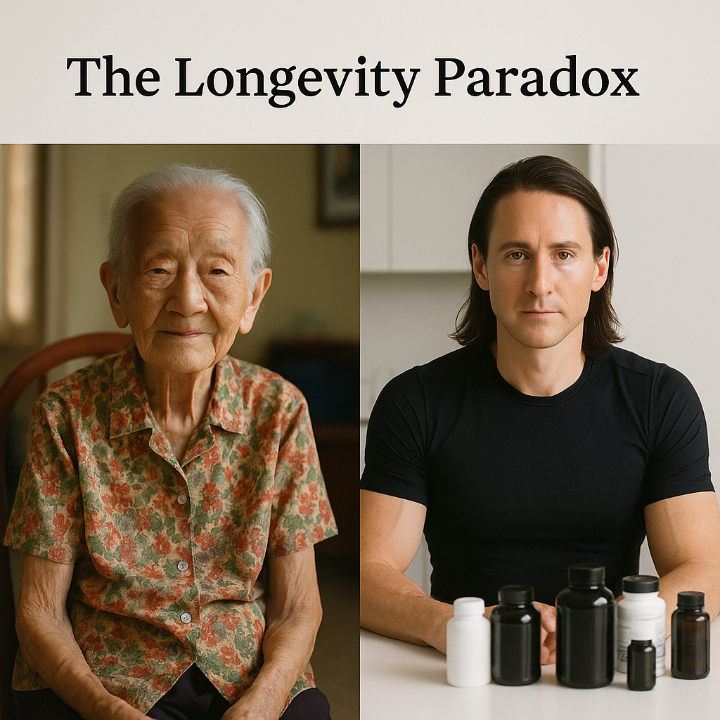 The Longevity Paradox : Bryan Johnson Blueprint vs Madam Lim’s Simplicity